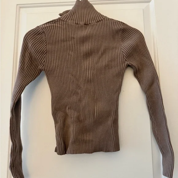 Queen Poison Ribbed Brown Cardigan - Picture 3 of 6